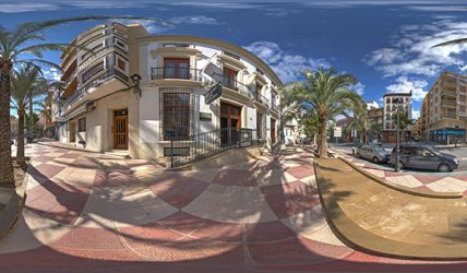 Hotel Casa Entre Viñas en Aspe, Alicante, España · Google Street View